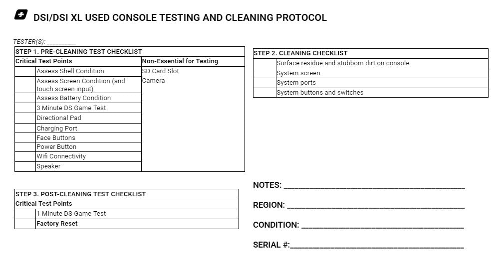 Burgundy Nintendo DSi XL System - Certified Tested & Cleaned