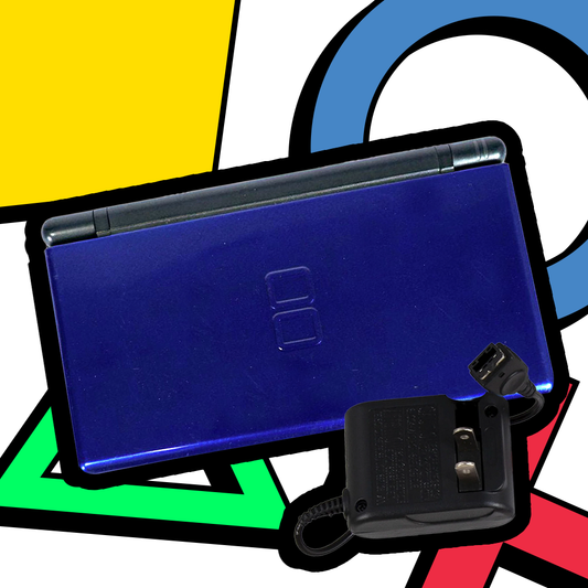 Cobalt & Black Nintendo DS Lite System - Retro Island Gaming