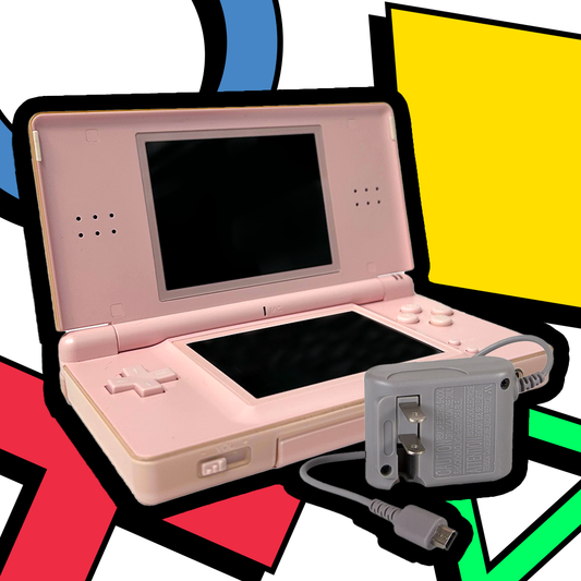 Coral Pink Nintendo DS Lite System - Retro Island Gaming