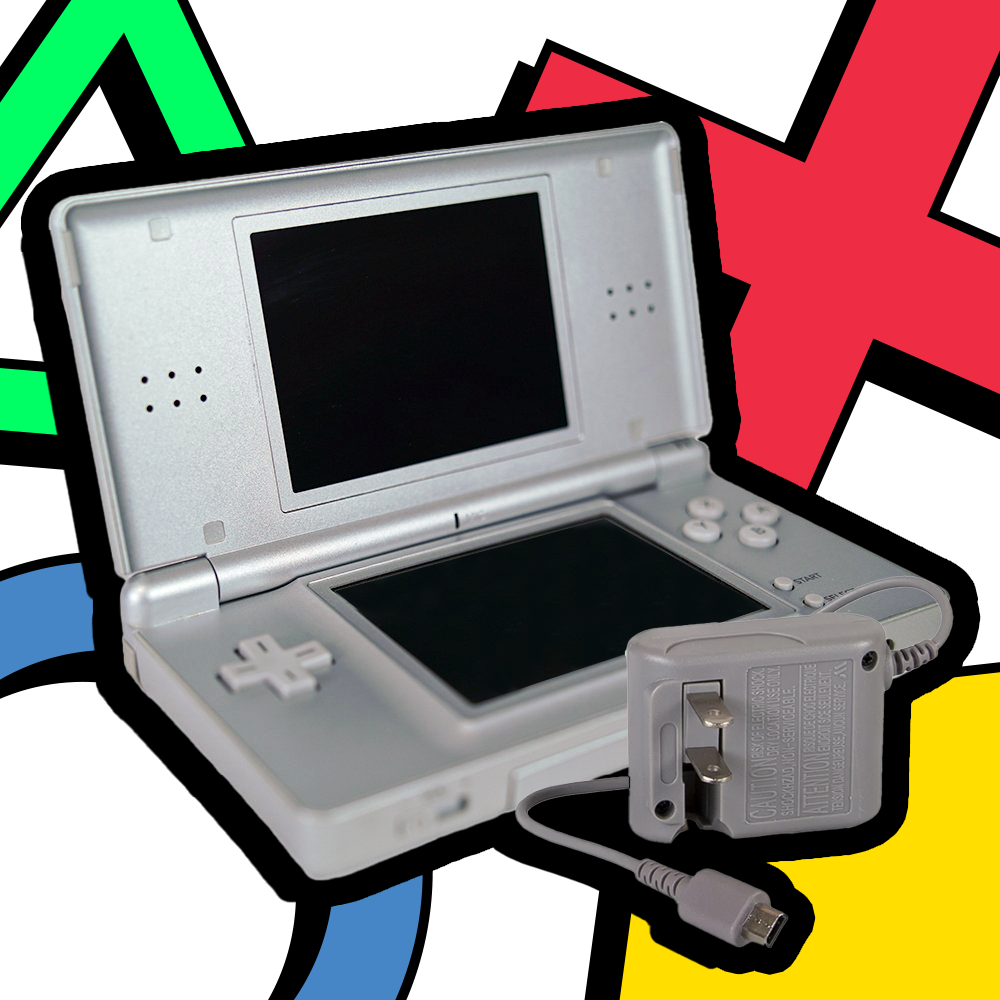 Metallic Silver Nintendo DS Lite System