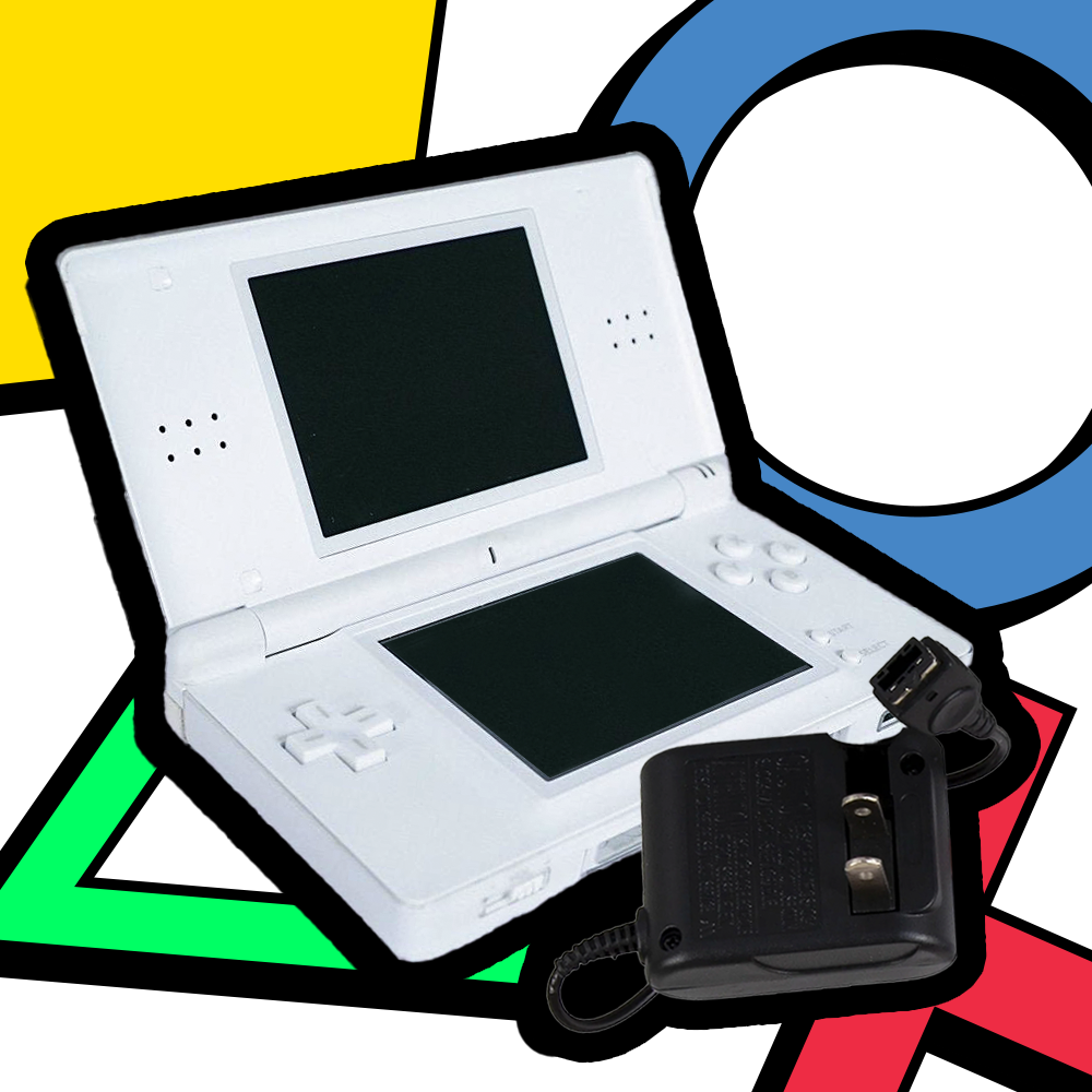 White Nintendo DS Lite System