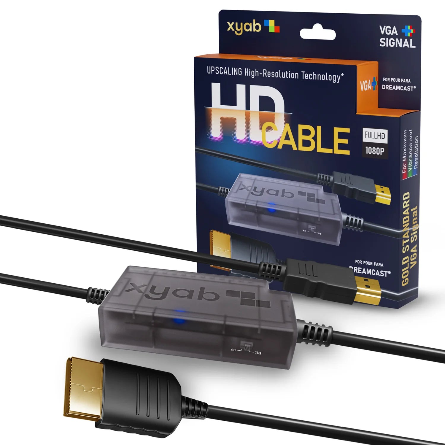 Sega Dreamcast VGA + HDMI Cable - xyab