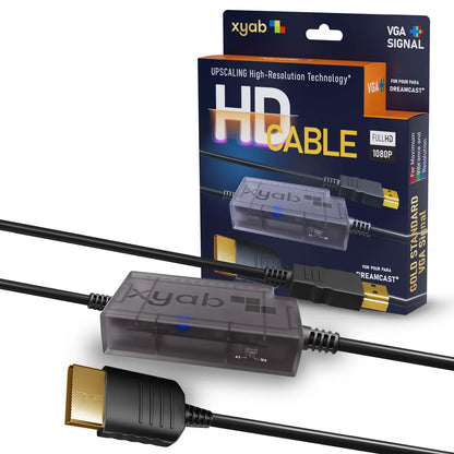 Sega Dreamcast VGA + HDMI Cable - xyab