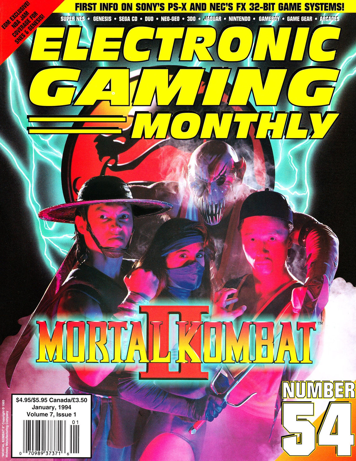 Electronic Gaming Monthly: January 1994, Issue 54
