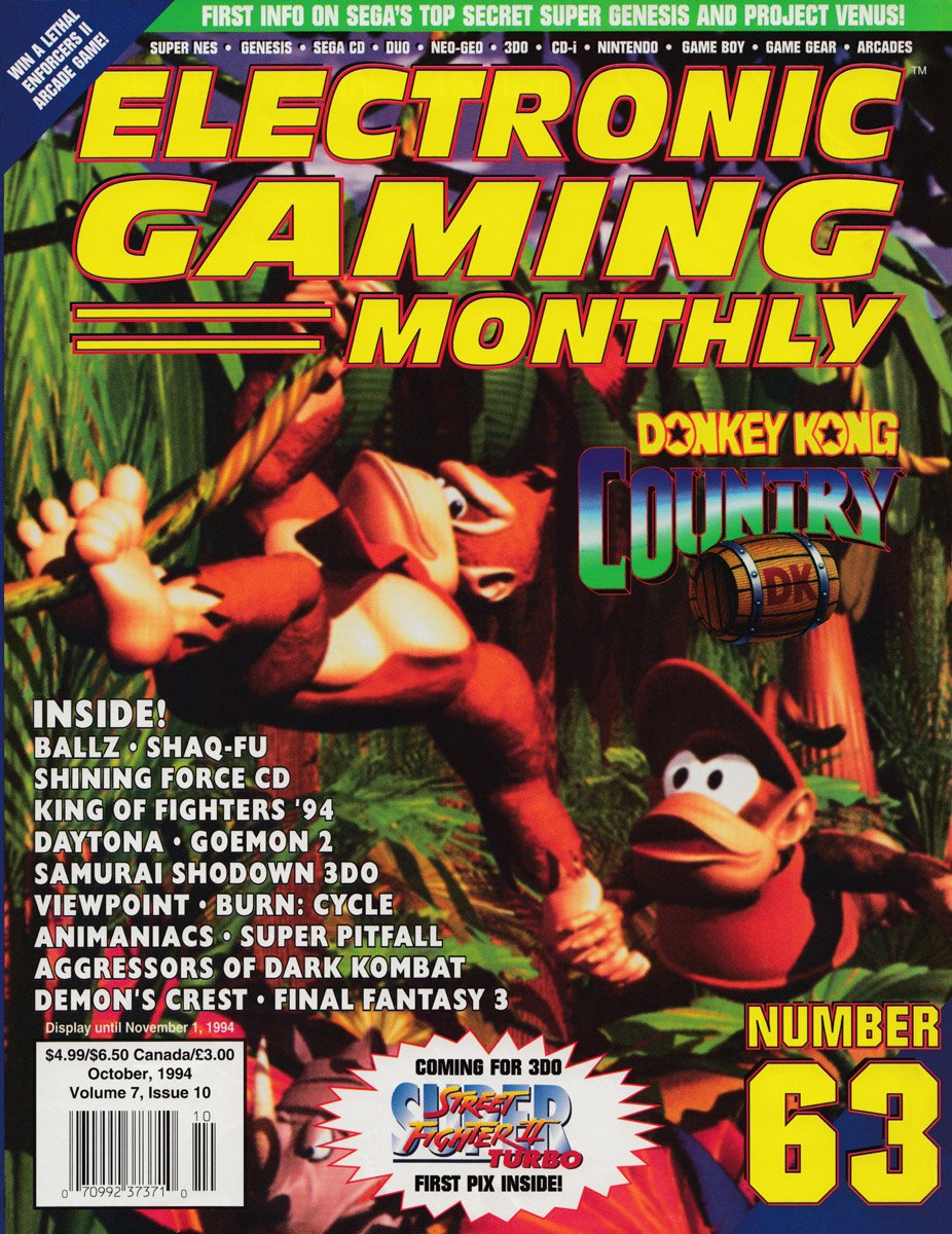 Electronic Gaming Monthly: October 1994, Issue 63