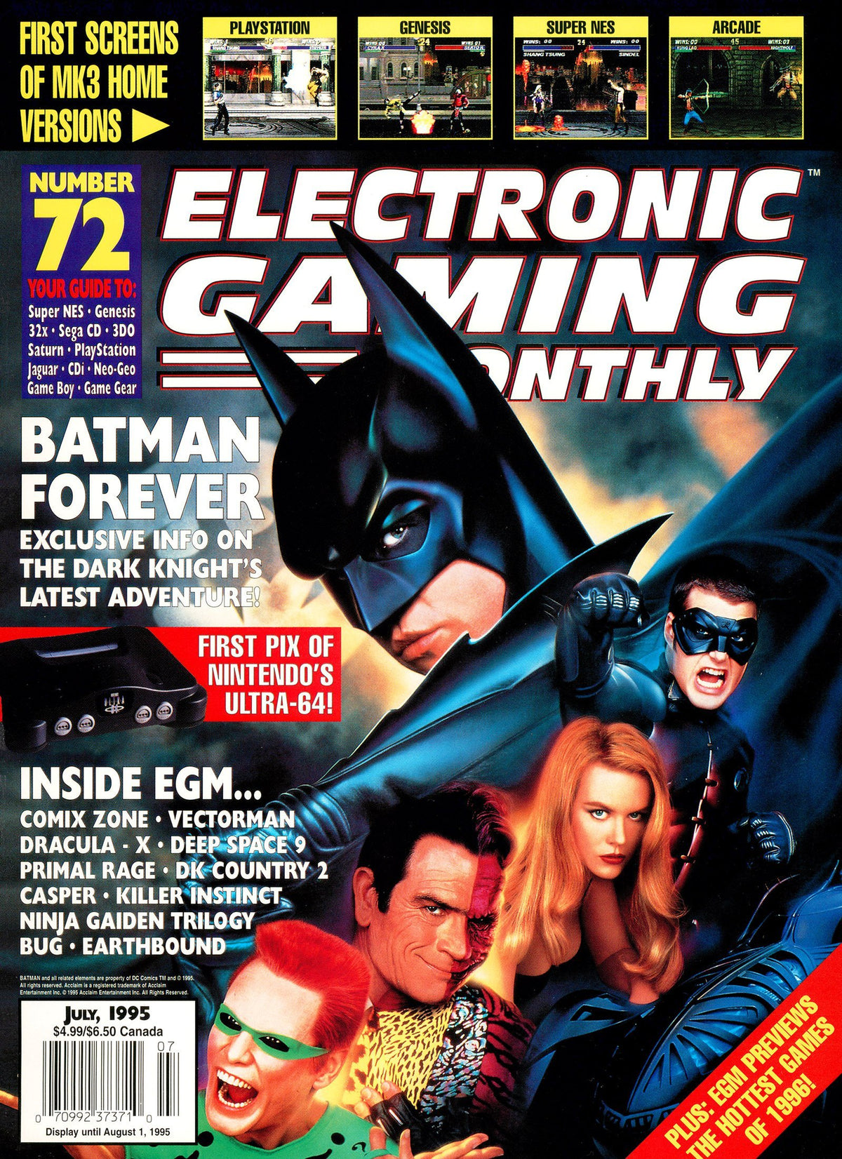 Electronic Gaming Monthly: July 1995, Issue 72