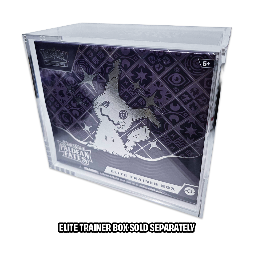 Pokémon Elite Trainer Box Acrylic Case w/ Magnetic Top