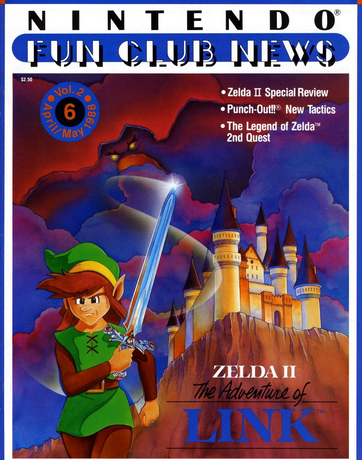 Nintendo Fun Club News - Vol. 2, Issue 6 (April/May 1988)