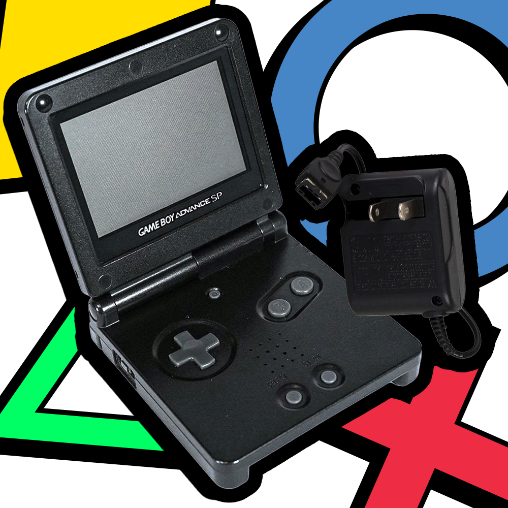 Black GameBoy Advance SP System (AGS-001)