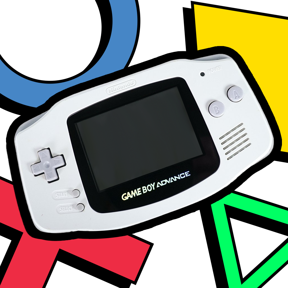 White GameBoy Advance System