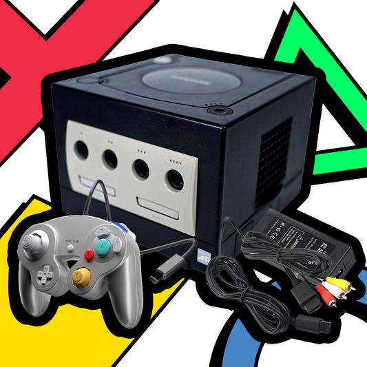 Black Nintendo GameCube [DOL-101] System Bundle - Retro Island Gaming