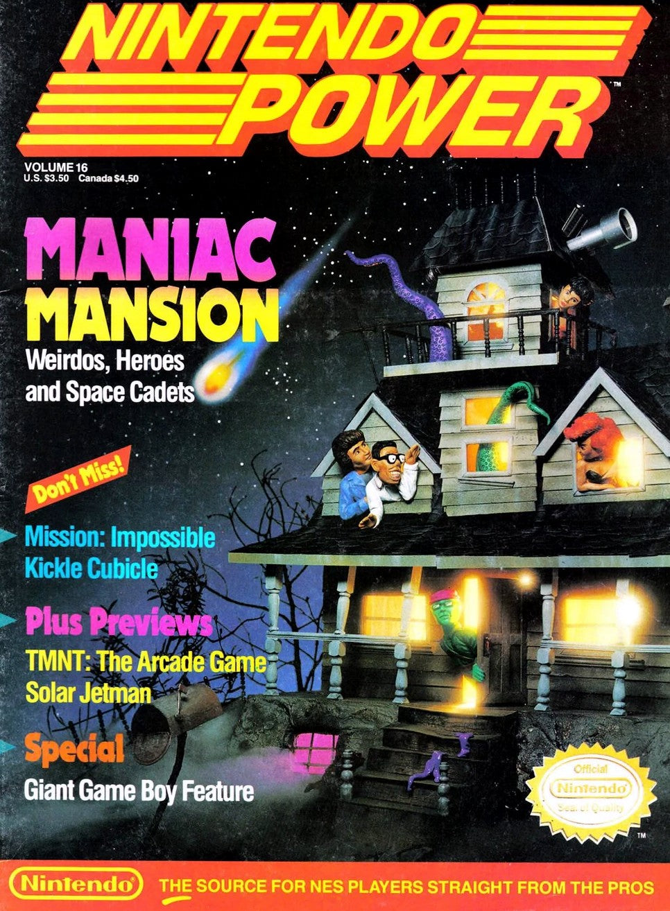 Nintendo Power: September 1990, Volume 16 - Magazine
