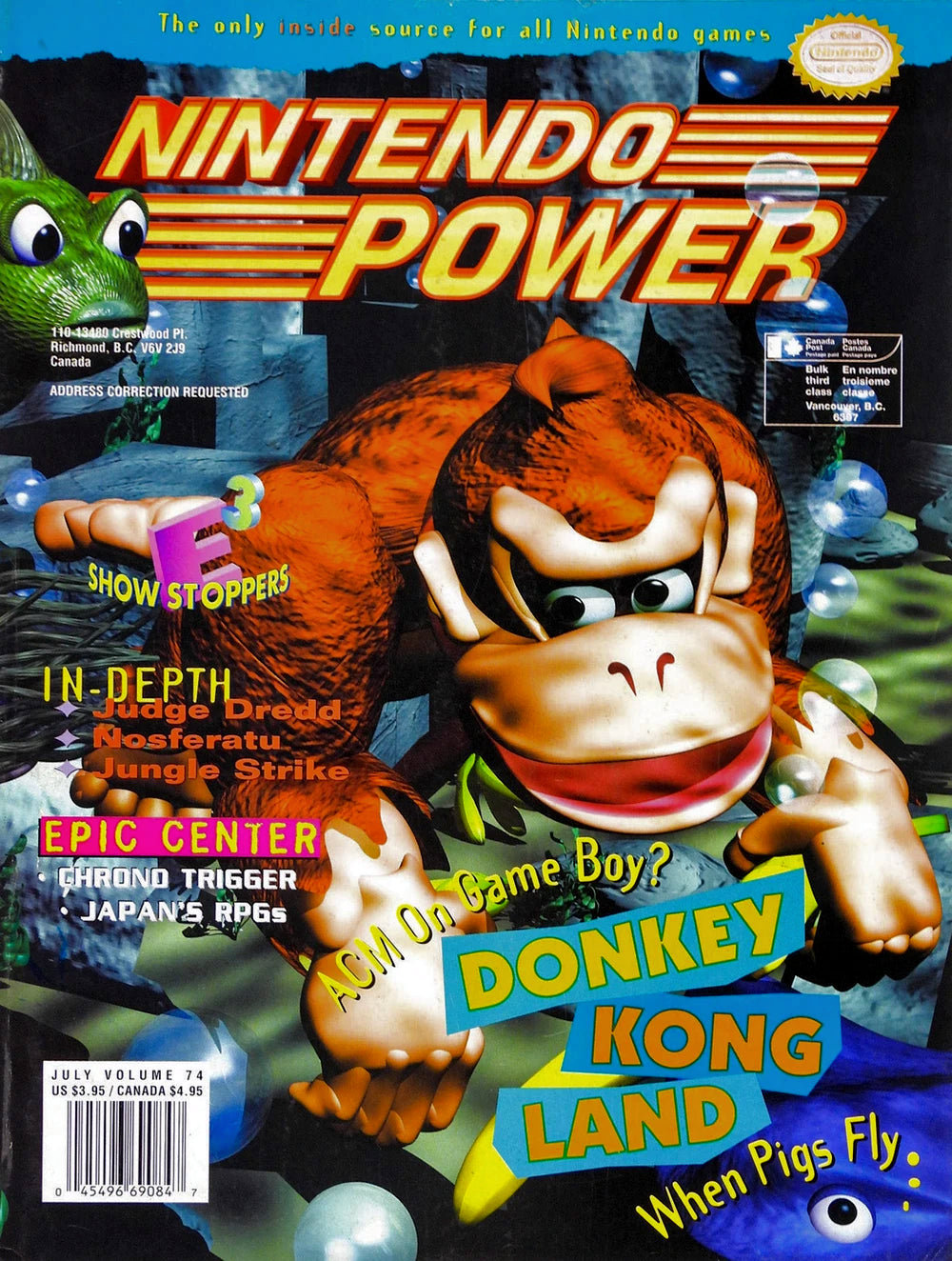 Nintendo Power: July 1995, Volume 74 - Magazine