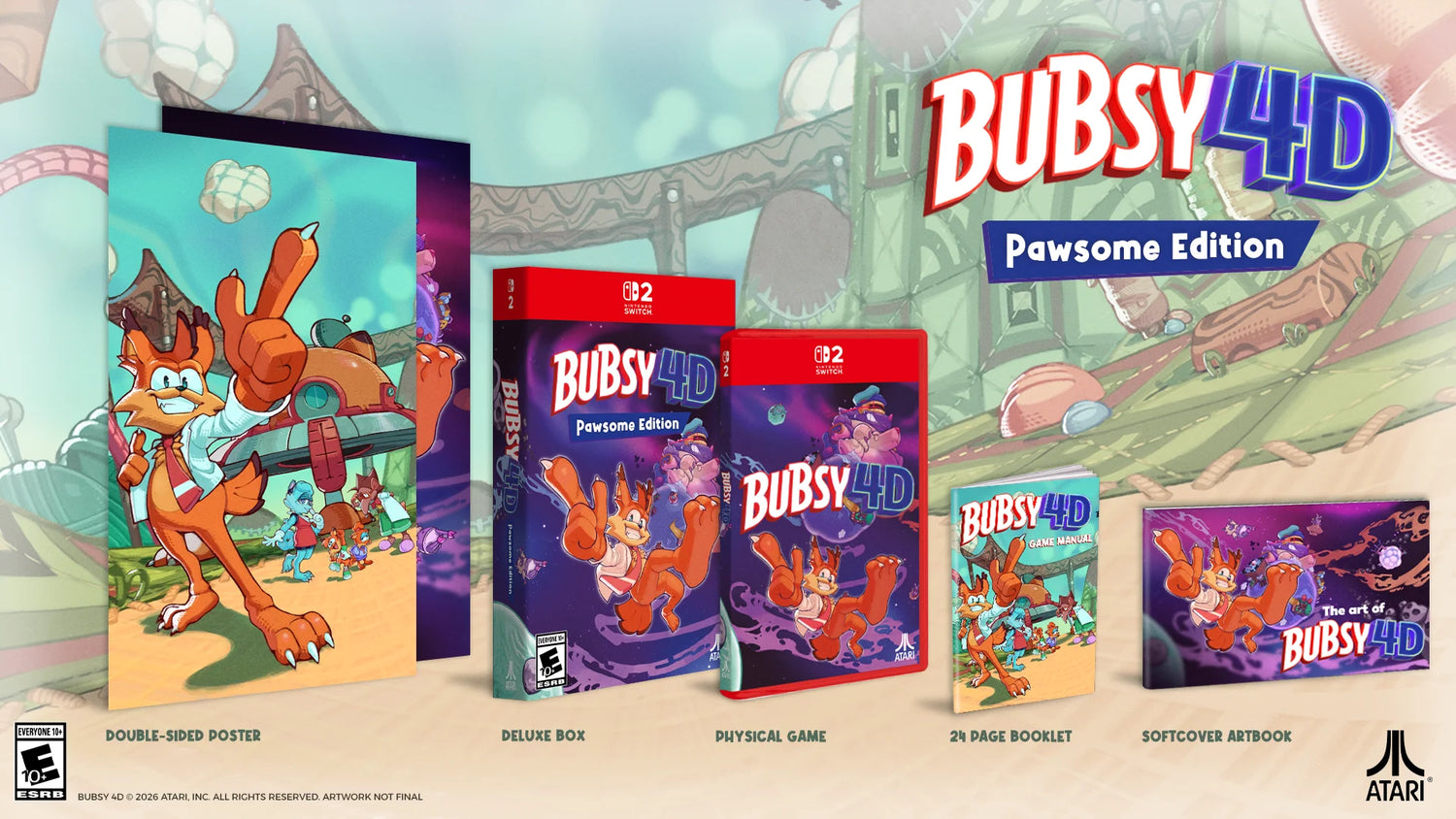 Bubsy 4D [Pawsome Edition] - Nintendo Switch 2