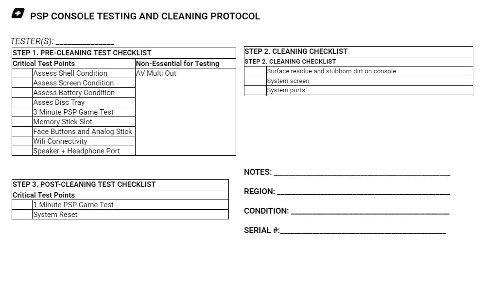 White PSP System (Model 2000) - Certified Tested & Cleaned