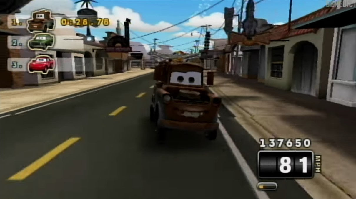 Campeonato Nacional Cars Mater - Wii