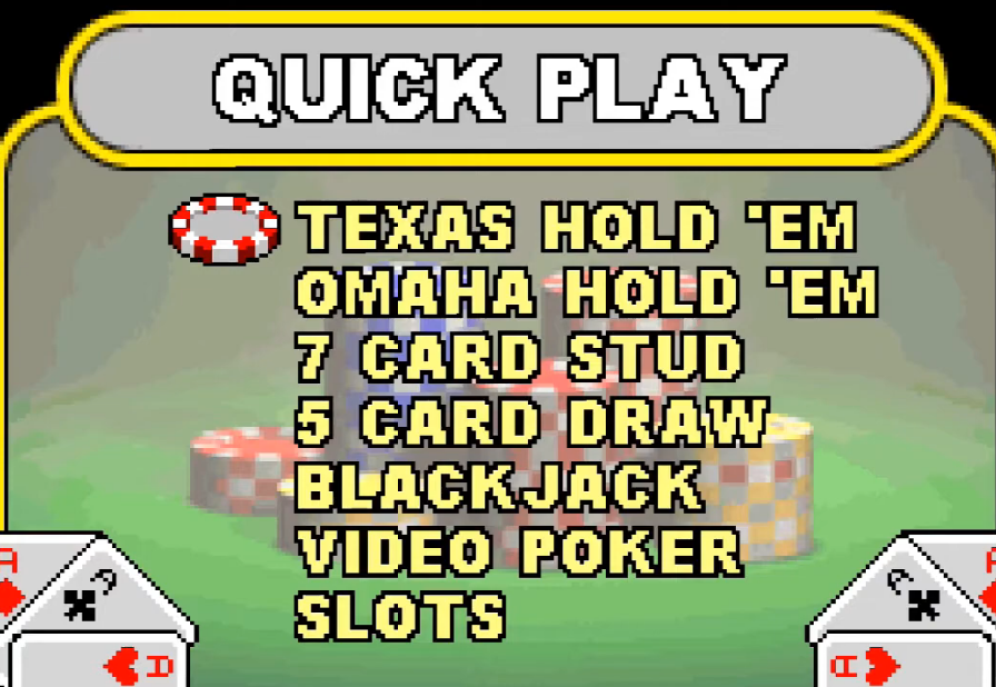 World Championship Poker - GameBoy Advance