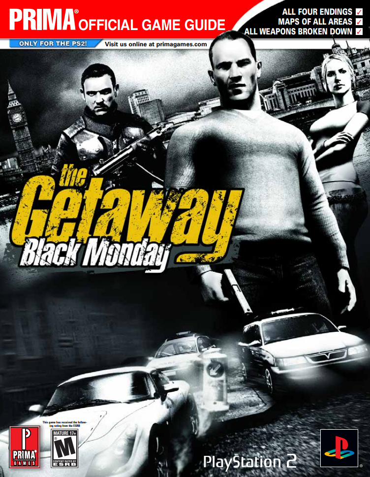 The Getaway: Black Monday Prima Official Game Guide