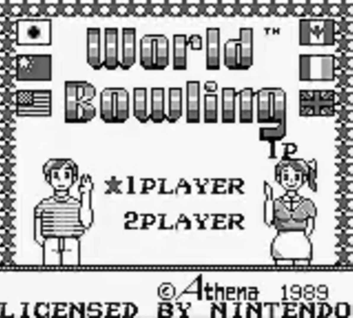 World Bowling - JP GameBoy