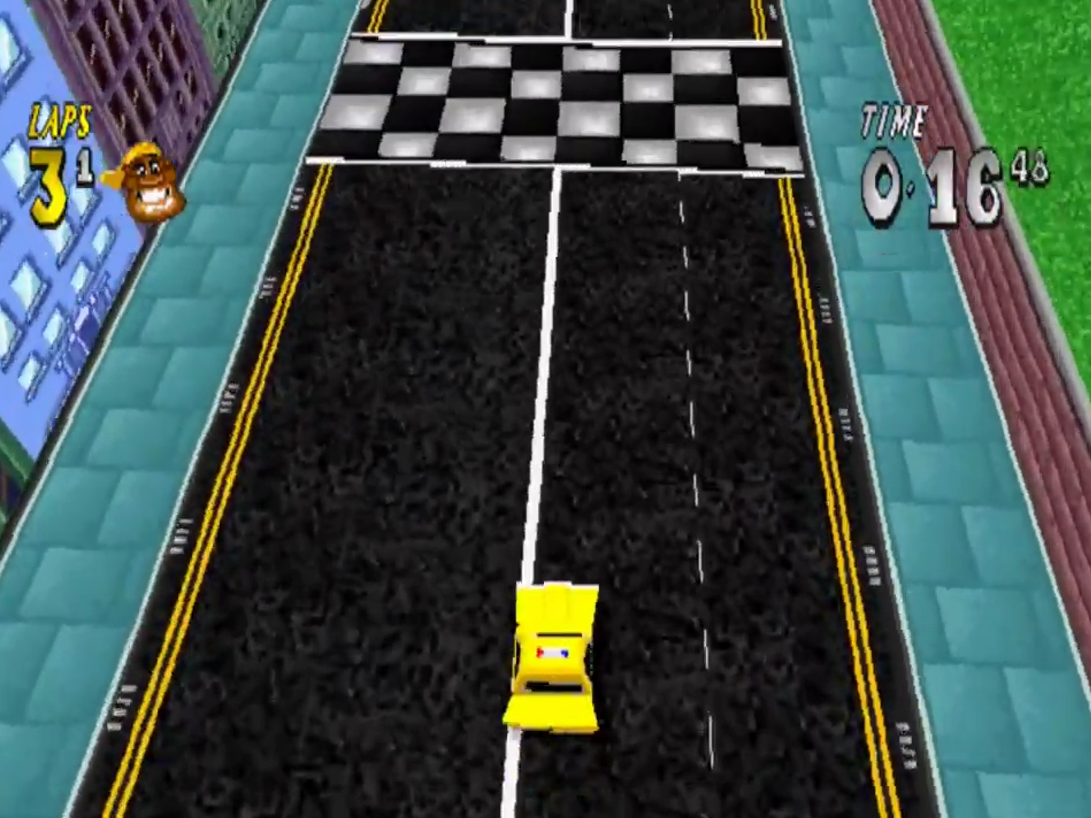 Dare Devil Derby 3D - Playstation