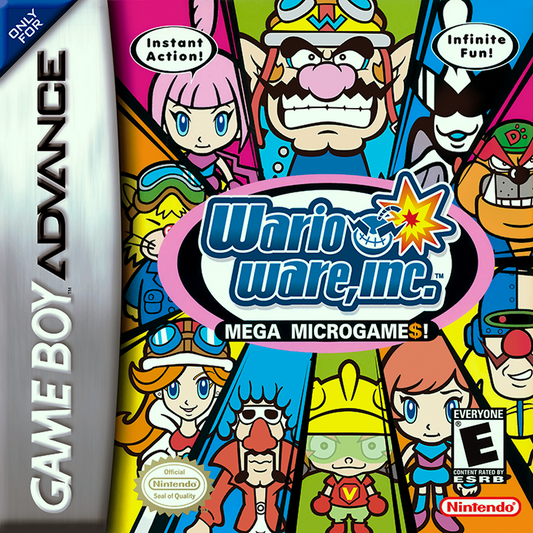 Wario Ware Mega Microgames - GameBoy Advance - Retro Island Gaming
