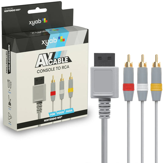 Nintendo Wii / Wii U AV Composite Cable - xyab - Retro Island Gaming