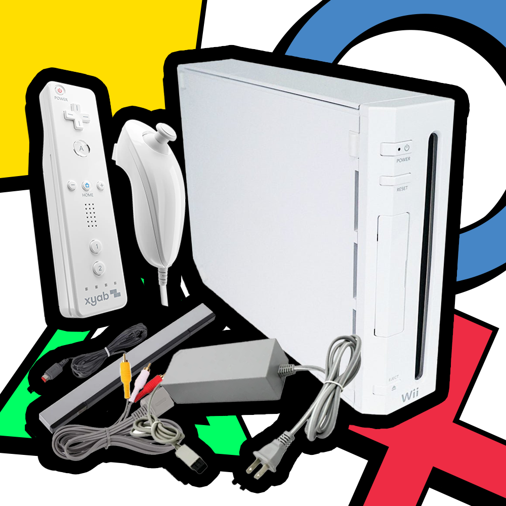 White Nintendo Wii System Bundle