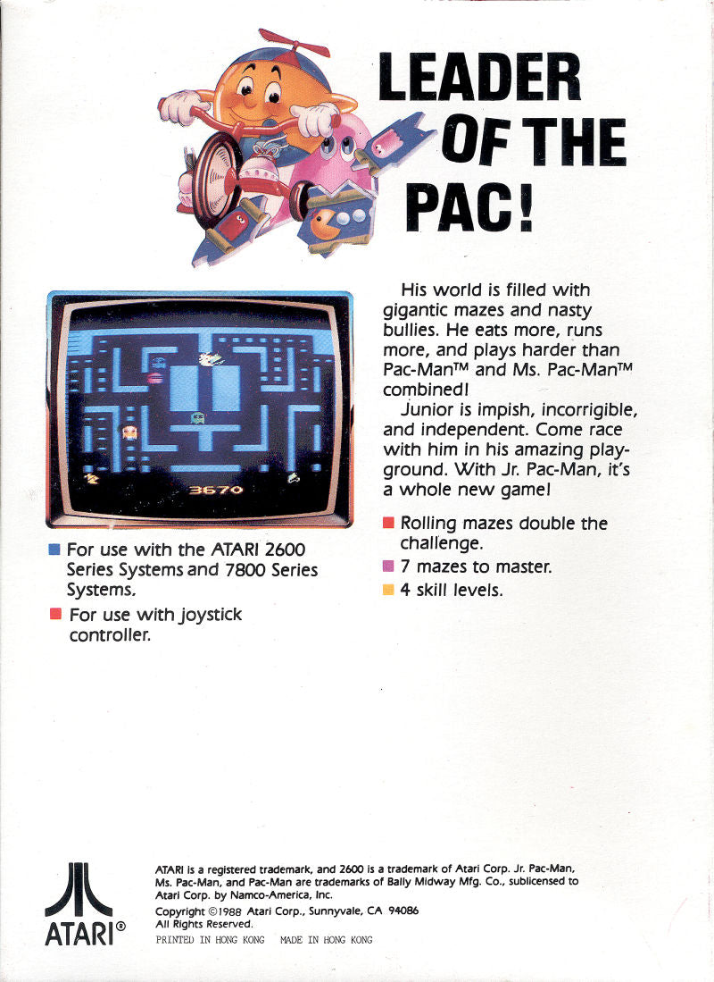 Jr. Pac-Man - Atari 2600