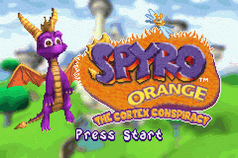 Crash and Spyro Superpack: Purple & Orange - GameBoy Advance
