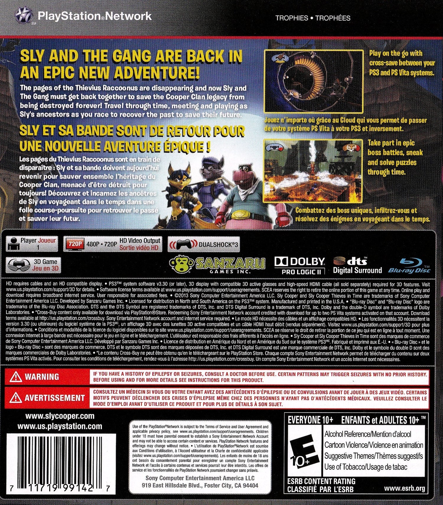 Sly Cooper: Thieves In Time - Playstation 3