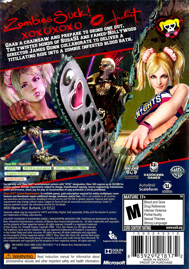 Lollipop Chainsaw - Xbox 360