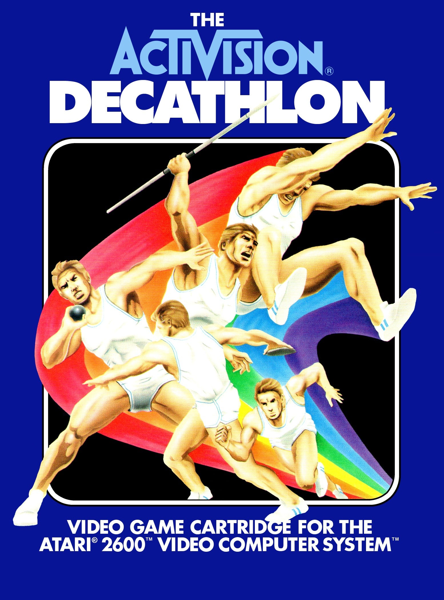 Jeu Atari 2600 Décathlon - Version Originale 1978 - Très Bon état, Boîte Incluse