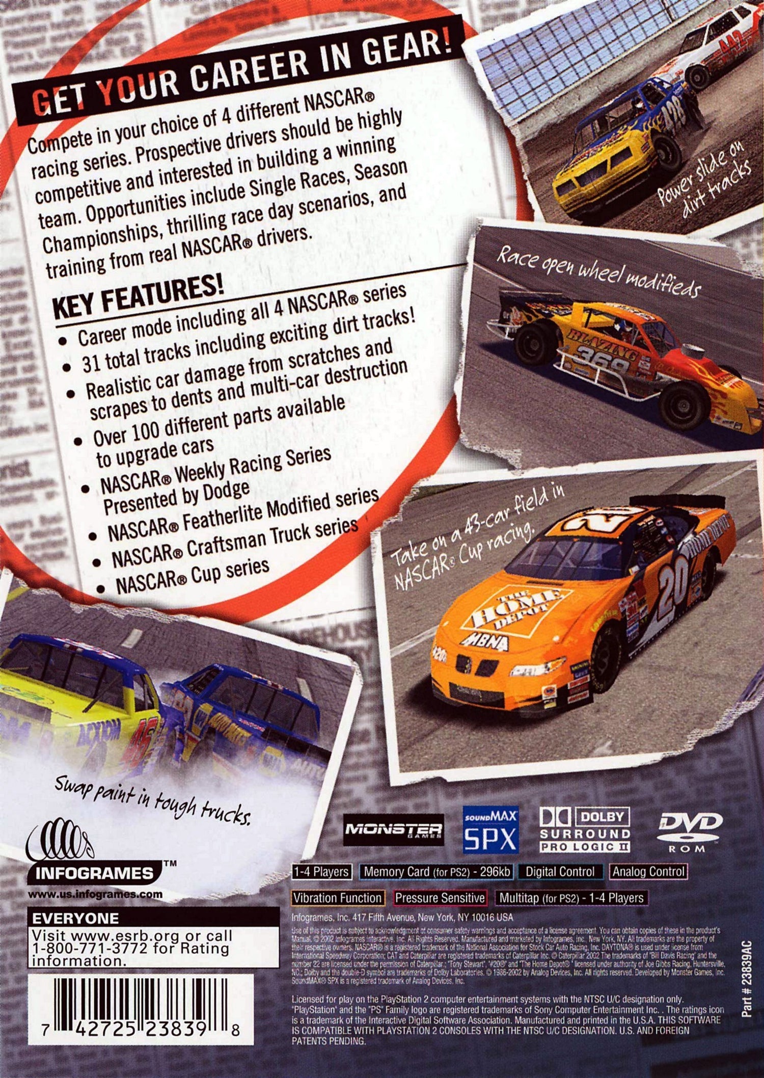 NASCAR Dirt to Daytona - Playstation 2