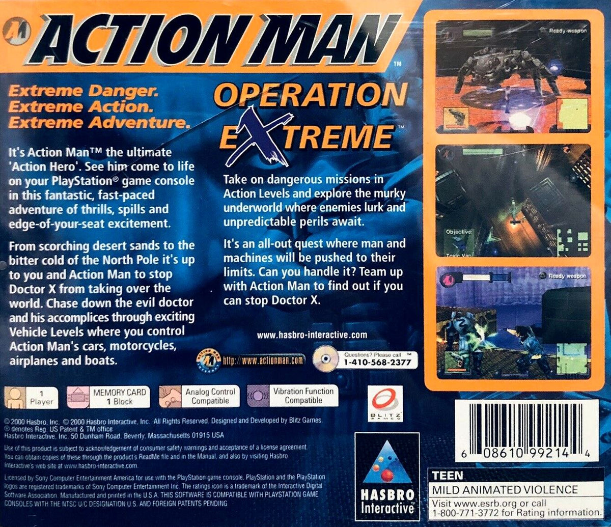 Action Man Operation EXtreme - Playstation