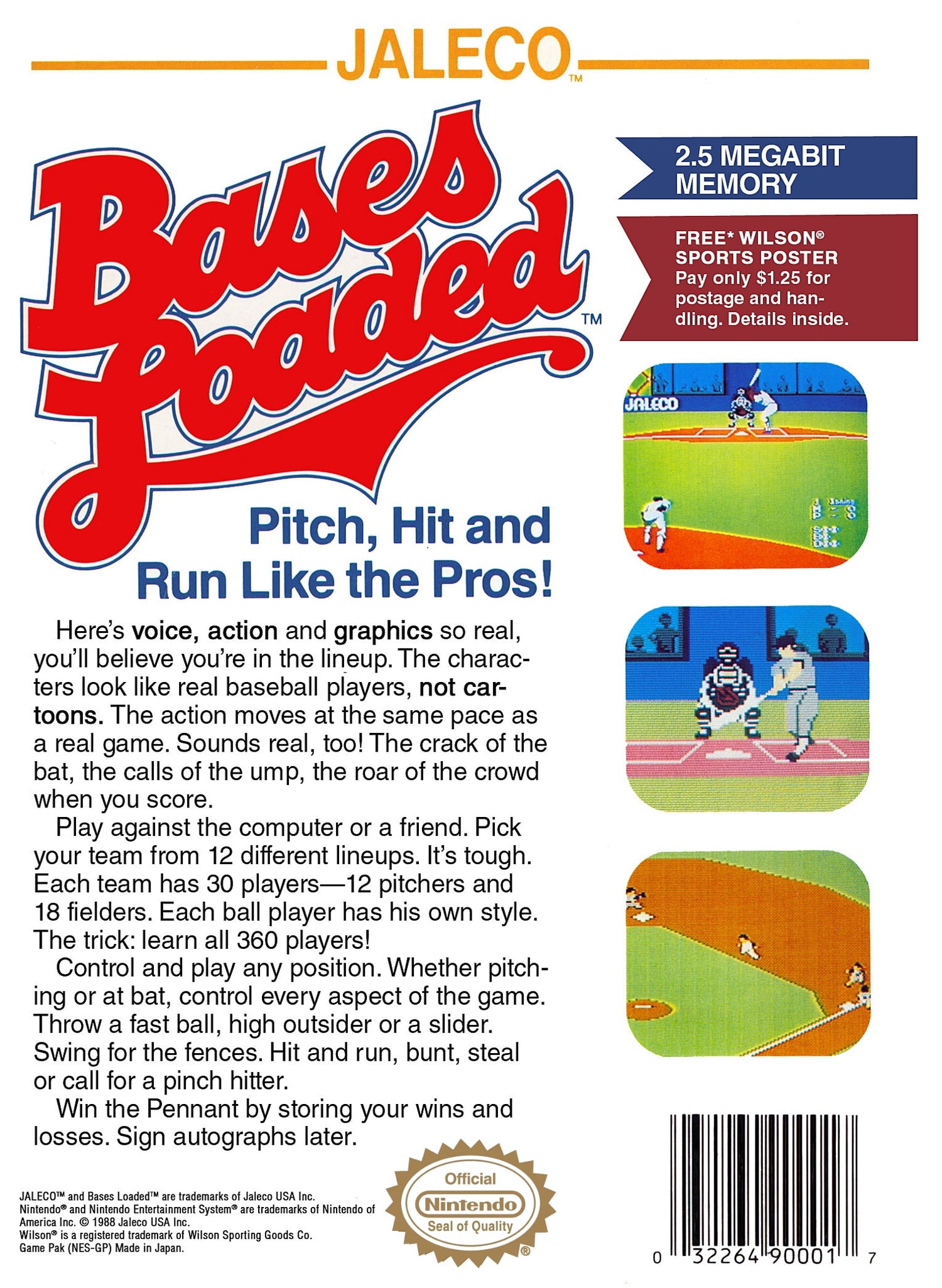 Bases Loaded - NES - Retro Island Gaming