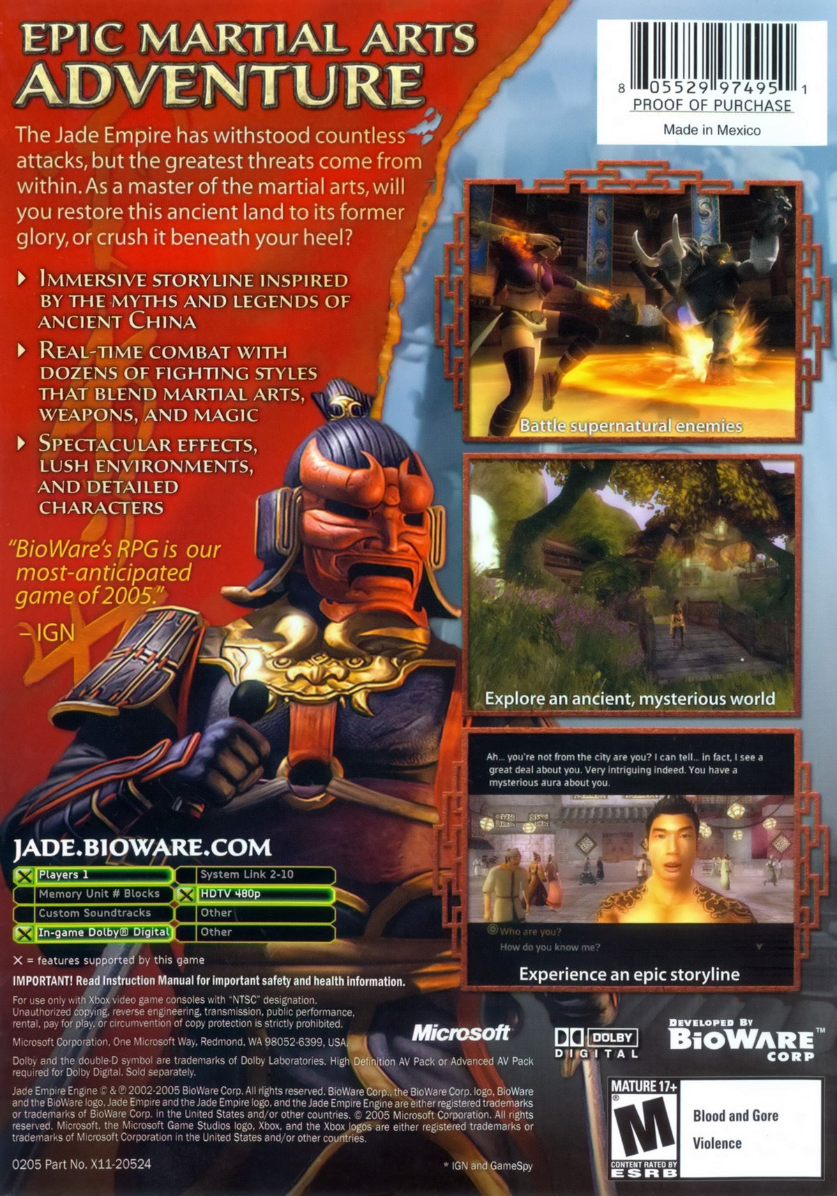 Jade Empire - Xbox