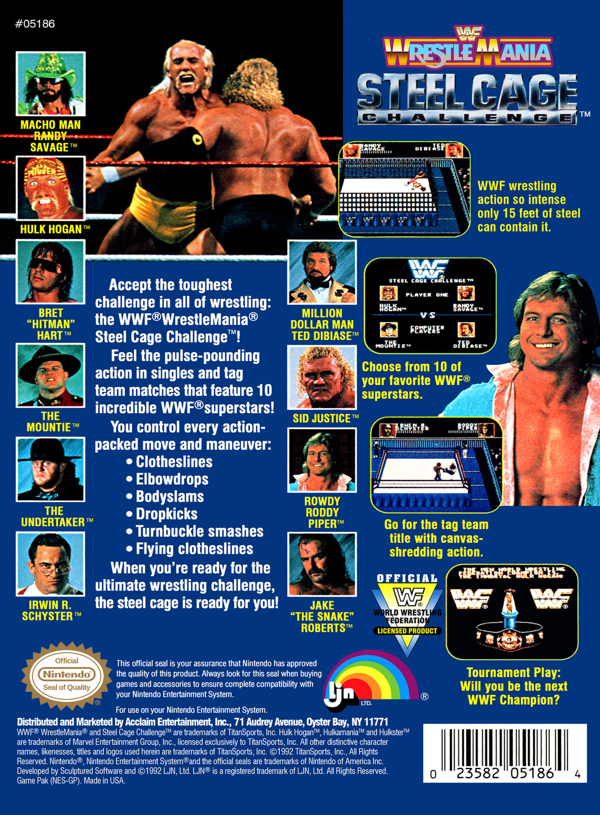 WWF Wrestlemania Steel Cage Challenge - NES - Retro Island Gaming