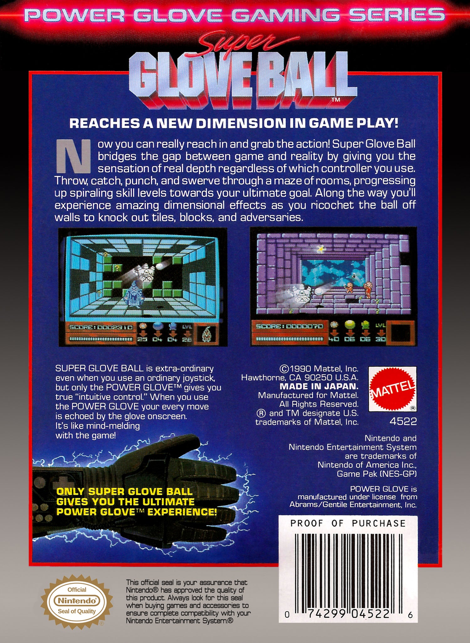 Super Glove Ball - NES