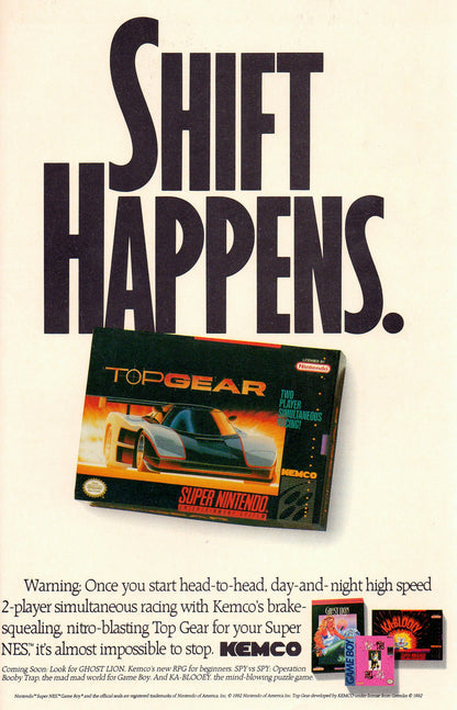 Top Gear - Super Nintendo - Retro Island Gaming