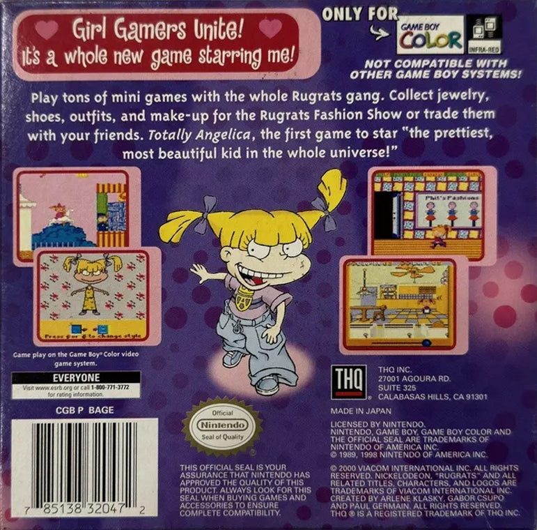 Rugrats Totally Angelica - GameBoy Color - Retro Island Gaming
