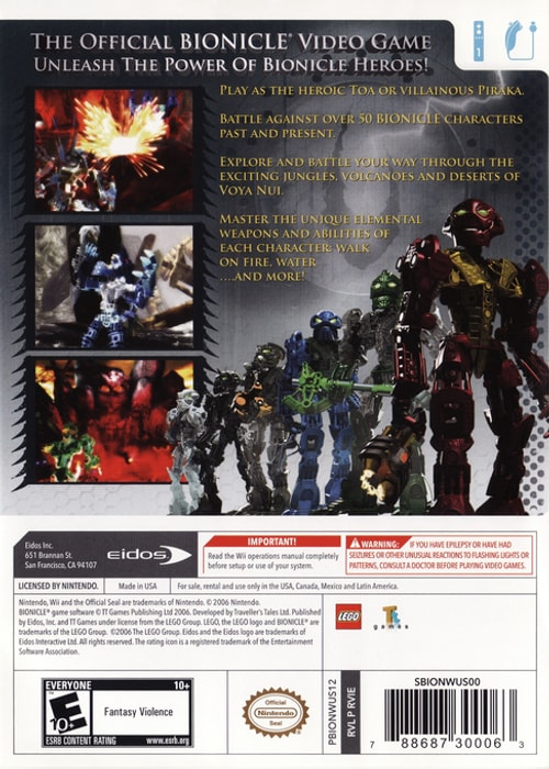 Bionicle Heroes - Wii