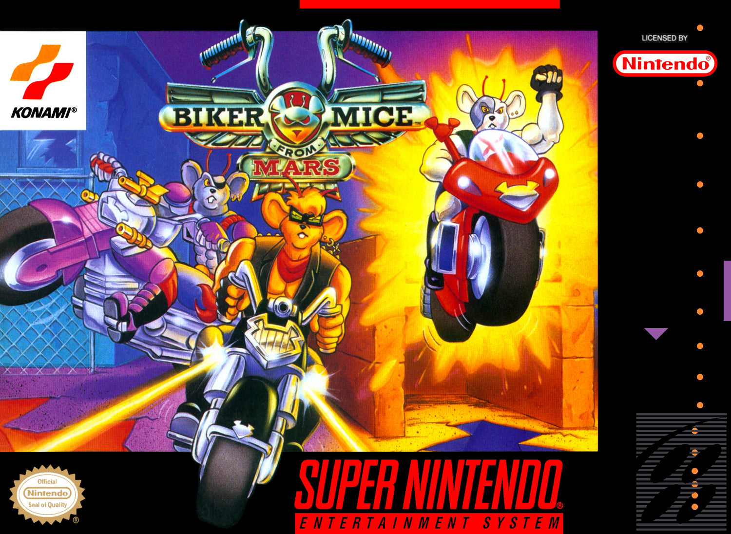 Biker Mice From Mars - Super Nintendo