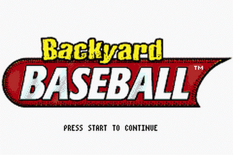 Backyard Baseball - GameBoy Advance