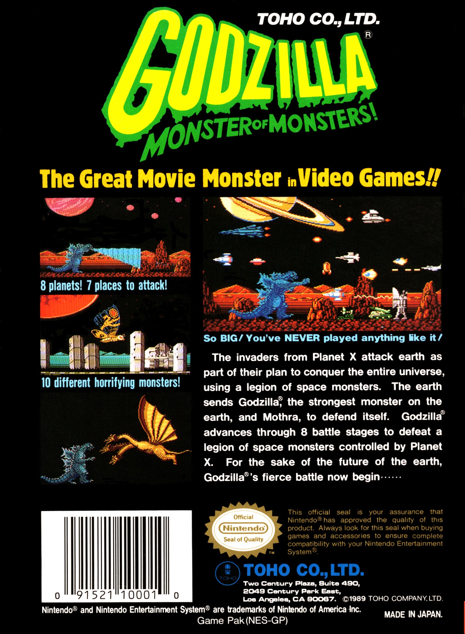 Godzilla - NES