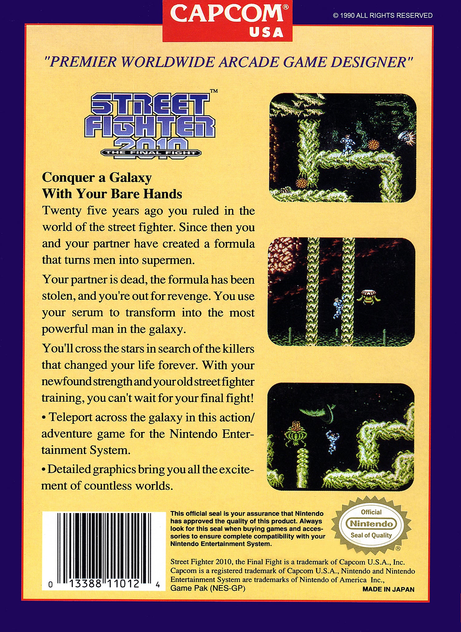 Street Fighter 2010 the Final Fight - NES