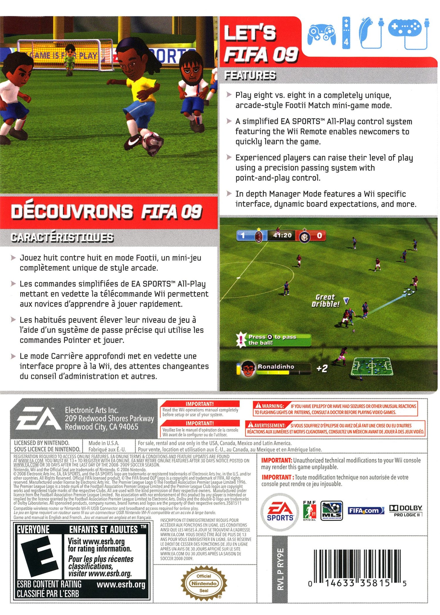 FIFA 09 All-Play - Wii