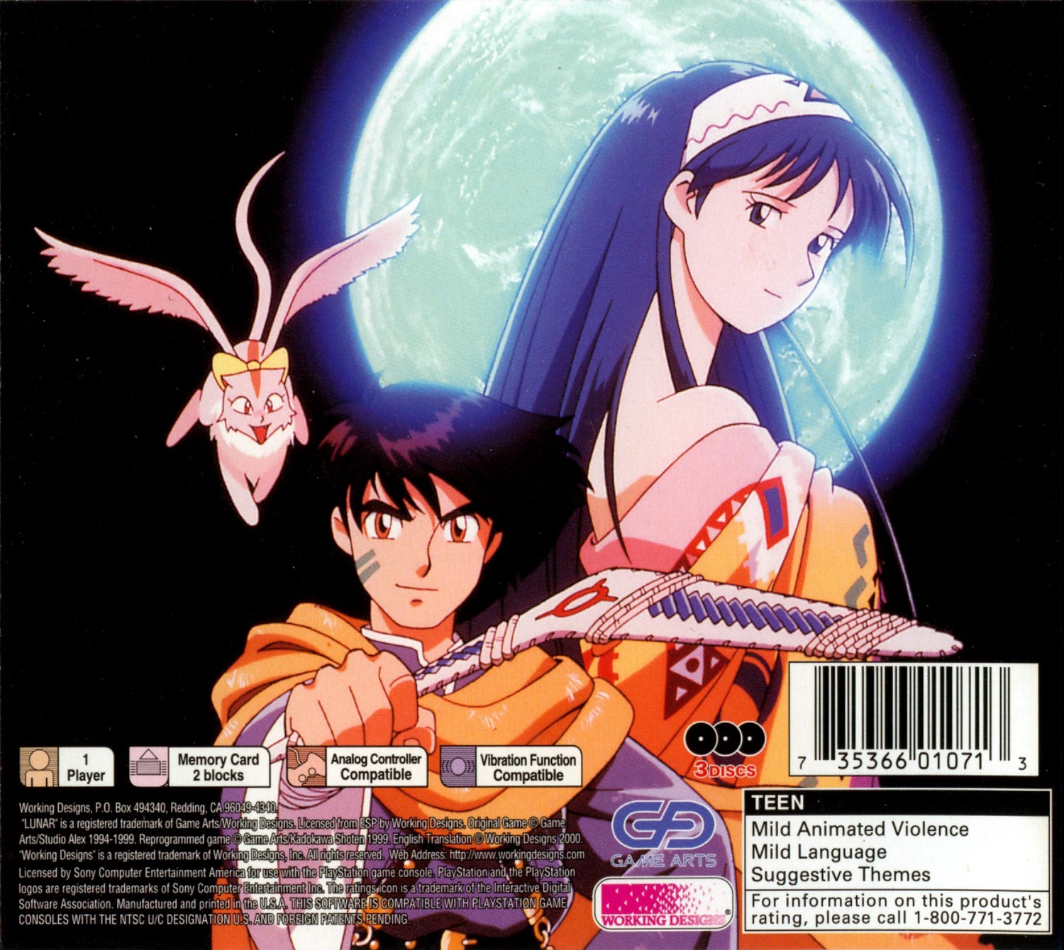 Lunar 2 Eternal Blue Complete - Playstation