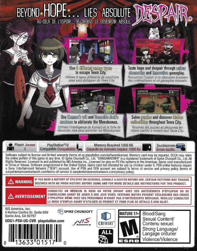 Danganronpa Another Episode: Ultra Despair Girls - Playstation Vita