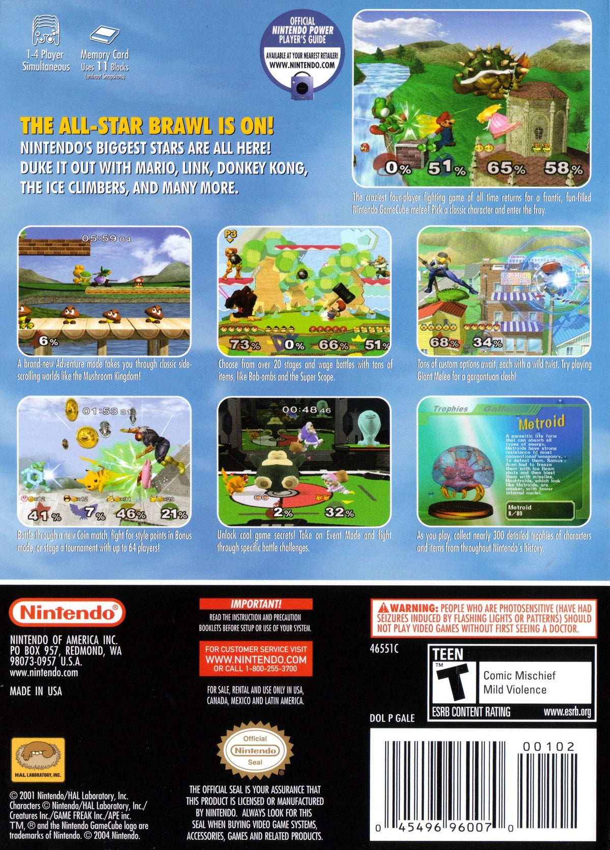 Super Smash Bros. Melee [Player's Choice] - Gamecube - Retro Island Gaming