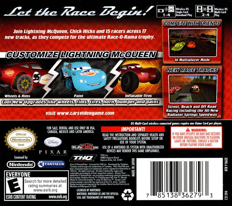 Cars Race-O-Rama - Nintendo DS